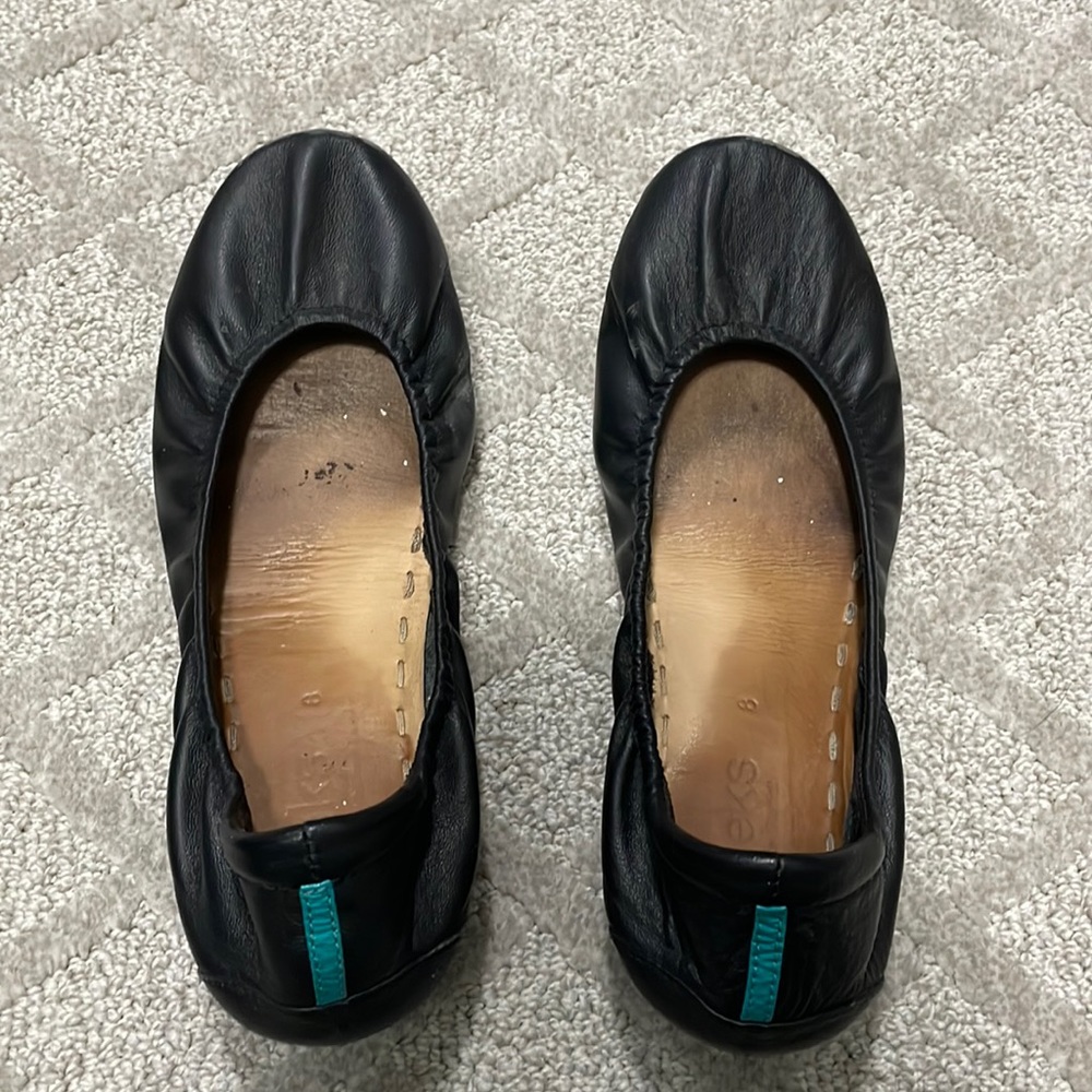 Tieks Matte Black Size 8